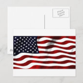 Carte Postale Jour de l'indépendance patriotique du drapeau amér (Devant / Derrière)