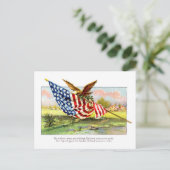 Carte Postale Jour de l'indépendance vintage (Debout devant)