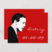 Carte Postale Jour de l'investiture (Devant / Derrière)