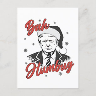 Carte Postale Jour de l'investiture de Trump Noël Père Noël bah 