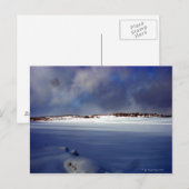 Carte Postale Jour de neige (Devant / Derrière)
