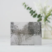 Carte Postale Jour de neige (Debout devant)