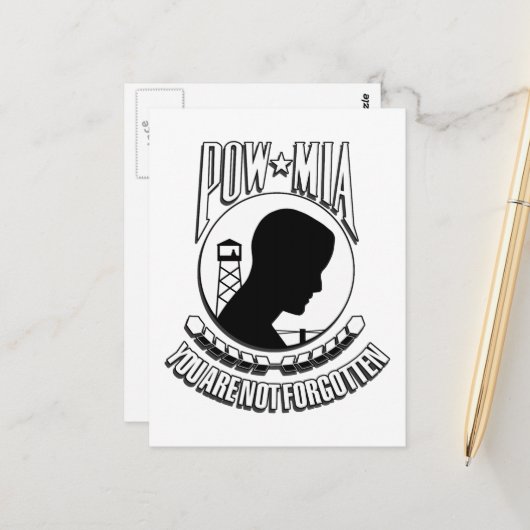 Carte Postale Jour de reconnaissance POW/MIA (Devant/Arrière en situation)