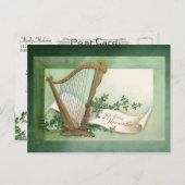 Carte Postale Jour de Saint Patrick (Devant / Derrière)