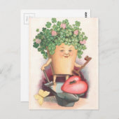 Carte Postale Jour de Saint Patrick (Devant / Derrière)