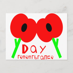 Carte Postale Jour de souvenir, jour d'armistice ou jour de