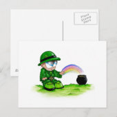 Carte Postale Jour de St Patrics (Devant / Derrière)