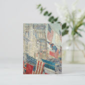 Carte Postale Jour des Alliés | Childe Hassam (Debout devant)