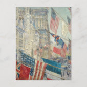 Carte Postale Jour des Alliés | Childe Hassam (Devant)