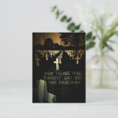 Carte Postale Jour des anciens combattants (Debout devant)