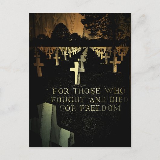 Carte Postale Jour des anciens combattants (Devant)