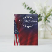 Carte Postale Jour des anciens combattants (Debout devant)