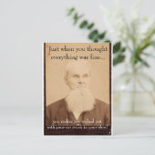 Carte Postale Jour des cheveux morts (Debout devant)