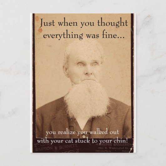 Carte Postale Jour des cheveux morts (Devant)