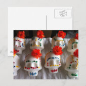 Carte Postale Jour des crânes de sucre morts (Devant / Derrière)