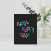 Carte Postale Jour des Fools d'avril (Debout devant)