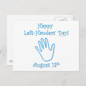 Carte Postale Jour des gestionnaires de gauche (Devant / Derrière)