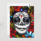 Carte Postale Jour des morts (Devant / Derrière)