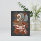 carte postale jour des morts (Debout devant)
