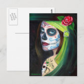 Carte Postale Jour des morts par Lori Karels (Devant / Derrière)