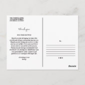 Carte postale Jour des Parents Noirs et Blancs (Dos)