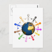 Carte Postale Jour des terres (Devant / Derrière)