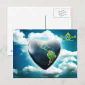 Carte Postale jour des terres (Devant / Derrière)