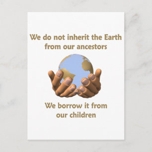 Carte Postale Jour des terres