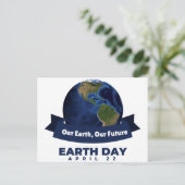 Carte Postale Jour des terres (Debout devant)