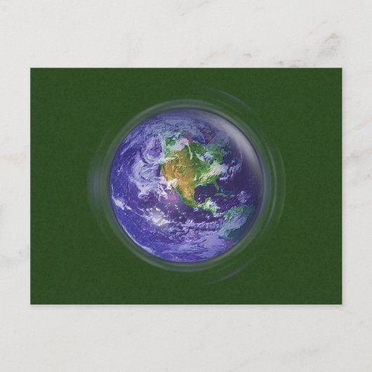 Carte Postale jour des terres 3D Globe (Devant)