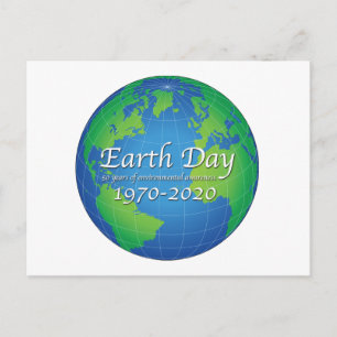 Carte Postale Jour des terres 50 Anniversaire 2020