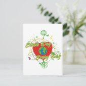 Carte Postale Jour des terres Abstrait (Debout devant)