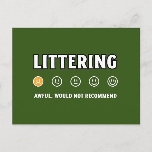 Carte Postale Jour des terres de notation 1 étoile (Devant)