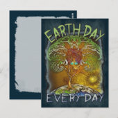 Carte Postale Jour des terres tous les jours (Devant / Derrière)