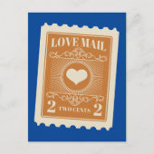 Carte Postale Jour des Valentines de Courrier d'amour mignon (Devant)