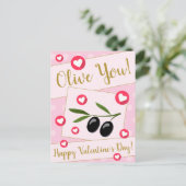 Carte Postale Jour des Valentines de la Nourriture (Debout devant)