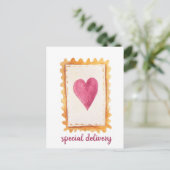 Carte Postale Jour des Valentines de livraison spéciale (Debout devant)