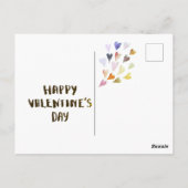 Carte Postale Jour des Valentines de livraison spéciale (Dos)