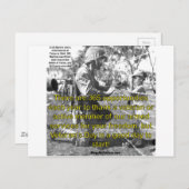 Carte Postale Jour des vétérans (Devant / Derrière)