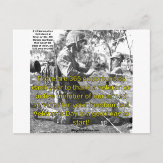 Carte Postale Jour des vétérans