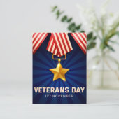 Carte Postale Jour des vétérans  (Debout devant)