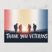 Carte Postale Jour des vétérans - Honorer tous ceux qui ont serv (Devant)