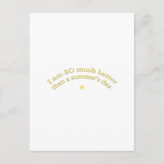 Carte Postale Jour d'été (Devant)