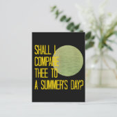 Carte Postale Jour d'été de Shakespeare (Debout devant)