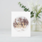 Carte Postale Jour d'hiver (Debout devant)