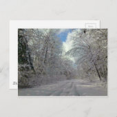 Carte Postale jour d'hiver (Devant / Derrière)