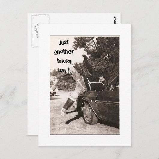 Carte Postale Jour difficile (Devant / Derrière)