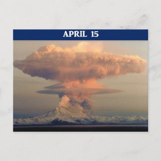 Carte Postale Jour d'imposition amusant pour couverture