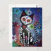 Carte Postale Jour du chat mort par Prisarts (Devant / Derrière)