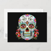 Carte postale Jour du crâne mort (Devant / Derrière)